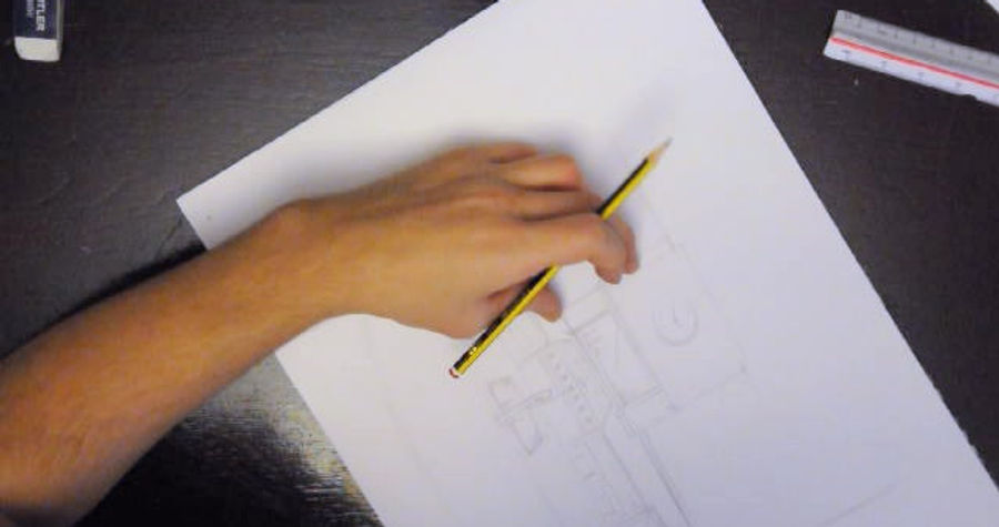 Steven Andrews Bespoke Sketch Time lapse